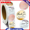 Handmade Thank You Paper Card Stickers Scrapbooking Gift Decor Sealing Labels