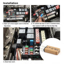 DC 14V Auto Reset Mini Circuit Breaker Blade Fuse for Car Boat(5A Brown) Newly
