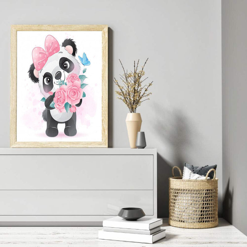 Panda 40x50cm Oil Paint By Numbers Picture DIY Painting (M508)