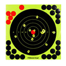 50pcs 8 inch Fluorescent Shooting Targets Self-adhesive Professional Darts Paper