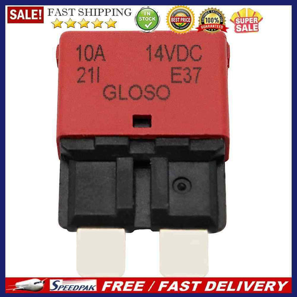 DC 28V Auto Reset ATC Circuit Breaker Blade Fuse for Car Marine Boat (10A)