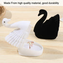 Boxes Swan Style Wedding Storage Display Velvet Ring Holder Gift Jewelry Box