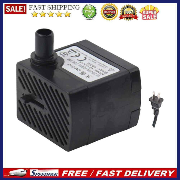 180L/H Ultra-quiet Submersible Aquarium Water Fountain Pump for Fish Tank P