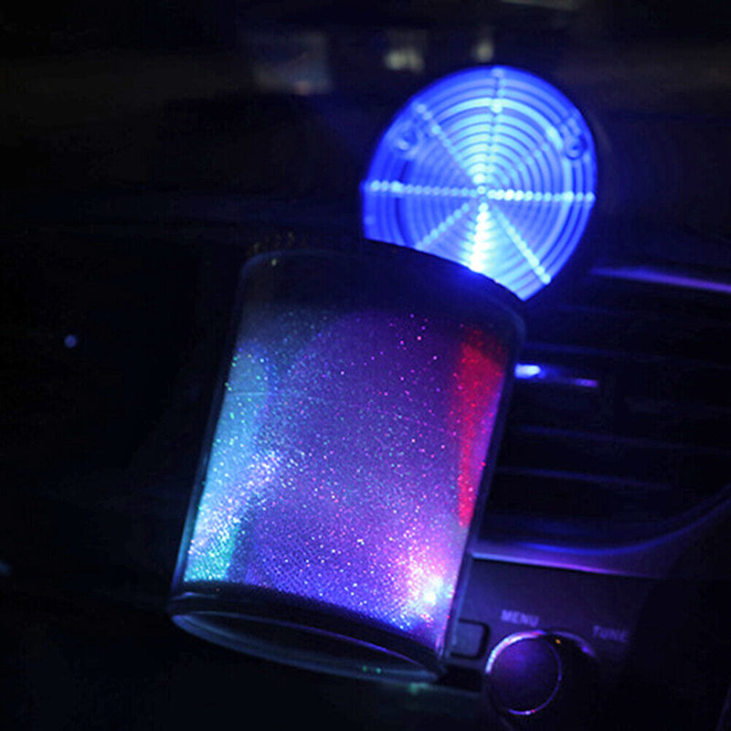 Car Ashtray Container with LED Lights Car Cigarette Car Ashtray Ha