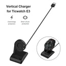 Smartwatch Dock Charger Stand USB Charging Cable Holder Adapter for Ticwatch E3