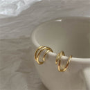 Ear ring Fashion Simplicity C Shaped Hoop Earring Earrings Open Circle