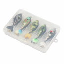 2 Segment 9.5cm 16.9g Rotate Tail Fishing Lure Fish Bait VMC Hooks Popper