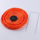 Solar Nylon Lantern Lamp Waterproof Hanging Light Festival Decor (Orange)