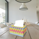 Rhinestone Drawing Handmade Art Tissue Box Case Craft for Home Office Car Decor