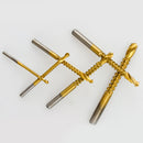 6pcs 3-8mm Drill Bits Straight Shank HSS Wood Punching Twist Drill Bits