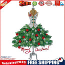 5D DIY Christmas Tree Dress Diamond Drawing Partial Special Shape Drill Kit