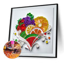 DIY Fruit Love Drawing Part Special Shape Diamond Mosaic Painting Kit Room Decor