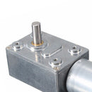 #A 6V Worm Gear Motor High Torque Worm Electric Motor Metal Gear Reverse Self Lo