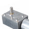 #A 6V Worm Gear Motor High Torque Worm Electric Motor Metal Gear Reverse Self Lo