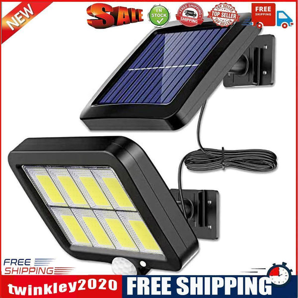 LED Outdoor Solar Garden Waterproof PIR Motion Sensor Wall Light (160COB A)