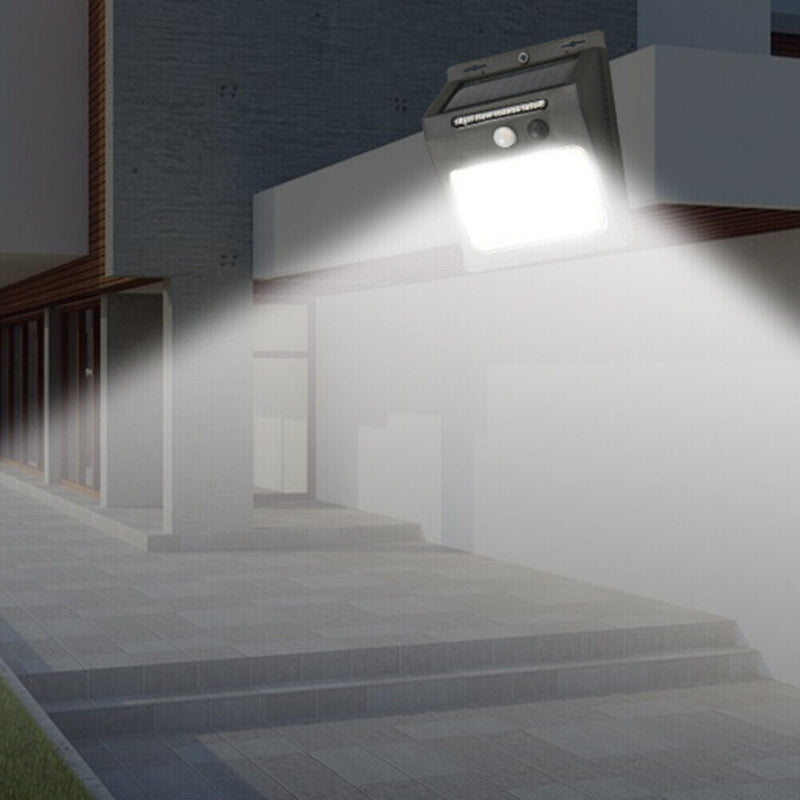 LED COB Solar Lights Outdoor Motion Sensor Waterproof Street Wall Lamps (C)