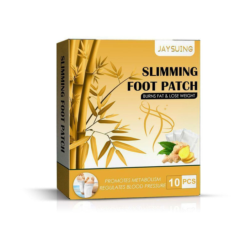 10Pcs Foot Patch Anti Swelling Ginger Body Care Patch Dredge Meridians Body Care