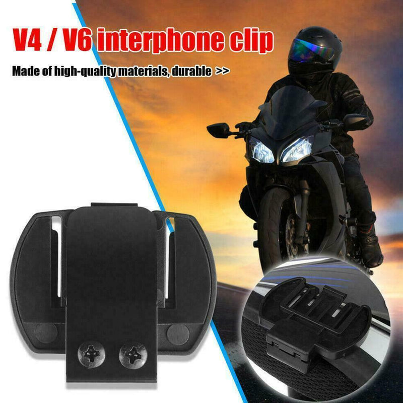 Clip Bracket For V6 V4 Motorcycle Helmet Bluetooth Headset Interphone X2Y4
