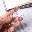 Acrylic Stamp Block Clear Stamping Tool Set with Grid Line Craft (2x7cm)