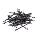 Metal Waved Hair Clip U-shaped Non-Slip Hair Pin for Thick Hair (Black) Newly
