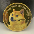 Dogecoin Coin Metal Art Collection Cryptocurrency Virtual Currency Souvenir