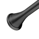 Telescopic Spring Door Stopper Wall Decorative Door Stop Hardware (Black) Newly