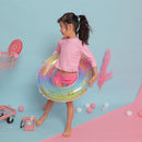 Inflatable Swimming Sequins Rings Float Water Pool Party Swim Circle (70) Newly