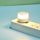 1pc USB Extender Portable LED Night Light Plug-and-Play Lamp (Warm Light) Newly