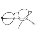 Metal Portable Eyeglasses Frame Round Glasses Optical Glasses Spectacles