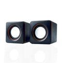 2x Portable Computer Speakers USB Powered Desktop Mini PC Laptop N2M6 M4D4