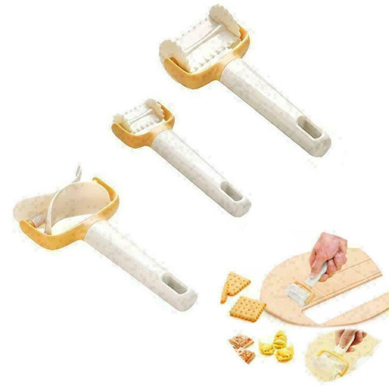 3x/Set Rolling-Angel Biscuit Ravioli Crimped DIY Maker K6P6 J8U9 T8Q6 Food O2I8