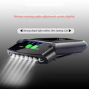 LED Headlamp Waterproof Sensor Camping Fishing Clip Cap Headlight (Black) Newly