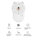 Mini Electric Handheld Fan Portable USB Charging Fans for Students (White)