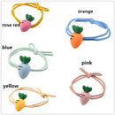Women Hair Accessories Simple Korean High Elastic Hair Rope Carrot Cute