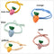 Women Hair Accessories Simple Korean High Elastic Hair Rope Carrot Cute