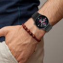 Silicone Strap for Honor Watch GS3 22mm Watch Band Replacement (Black)