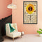 5D Diamond Painting Kit Sunflower Letters Full Round Drill Rhinestone DIY Wall