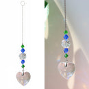 Crystal Glass Clear Chandelier Pendant Faceted Prism Part Hanging Decor (E)