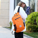 20L Large Waterproof Folding Climbing Backpack Bag Travel Rucksack (Orange)