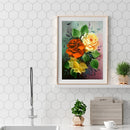 5D Full Round Drill Diamond Painting DIY Flower Kits Picture Rhinestones Craf