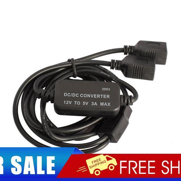12V to 5V 3A 15W Double USB DC-DC Buck Converter Step Down Module