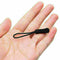 1pcs Schwarz Reißverschlußanhänger Puller Kabel Reißverschlusszipper, E9S6 A6F5