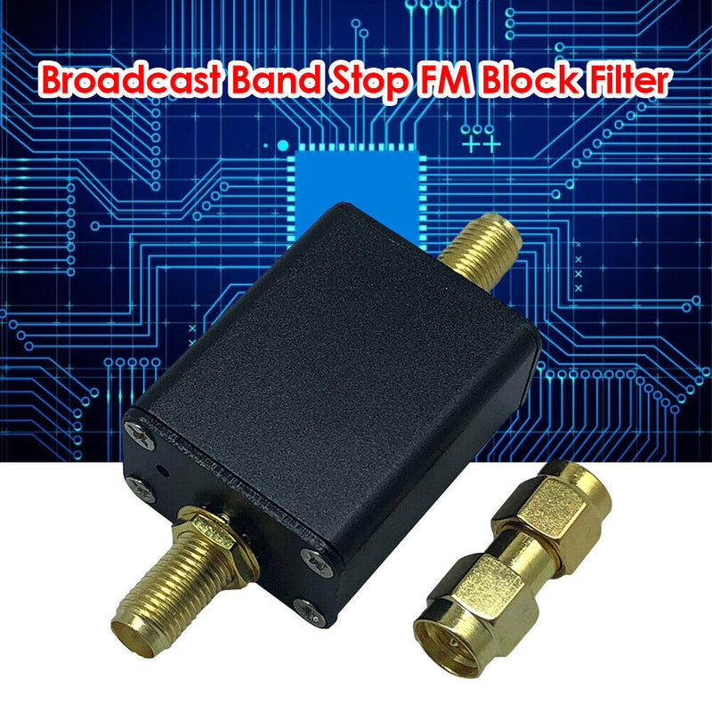 Broadcast Band Stop FM Block Filter 88-108 MHz FM Transmission FM Filters Newly