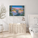 A/A Enjoymentlin Diamond Snowball, Round Rhinestone Wall