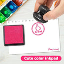 Fingerprint Square Inkpad for DIY Scrapbook Card Paper Craft Stamp (Rose) Newly