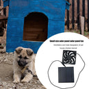 Outdoor Solar Panel Ventilator Fan 5W 6V Greenhouse Exhaust Fan Air Extractor