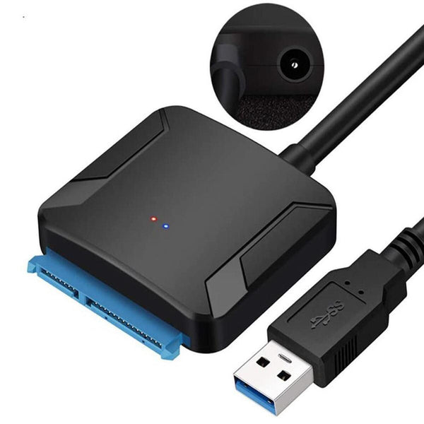 SATA to USB 3.0 Adapter Cable for 3.5/2.5 Inch SSD HDD Hard Drive Disk`