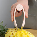 Pineapple Eye Peeler Steel Seed Remover Clip Corer Kitchen Gadget (Pink)