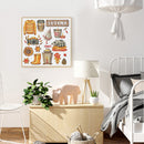 11CT Printed Full Cross Stitch DIY Autumn Scene Hand Painting Room Decoration