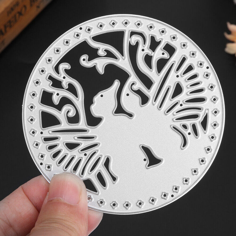 1pc Circle Frame Lover Embossing Metal Cutting Dies Stencils For Album-149916